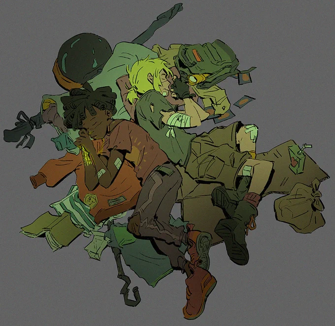QRT W GREEN ART THE BEST COLOR!!!! (YOU CANT CHANGE MY MIND)  
