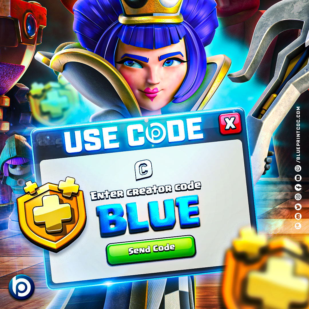 BlueprintCoC's tweet image. 🤩 New month &amp;amp; new Gold Pass is waiting for you!

Introducing the Chess Queen Skin♟️👑

Also, the Chess Queen's Gambit Challenge by @trample_damage is now available, check it out!

🥰 Don't forget to use code BLUE! 

supr.cl/BLUE💙

#UseCodeBlue | #ClashOfClans