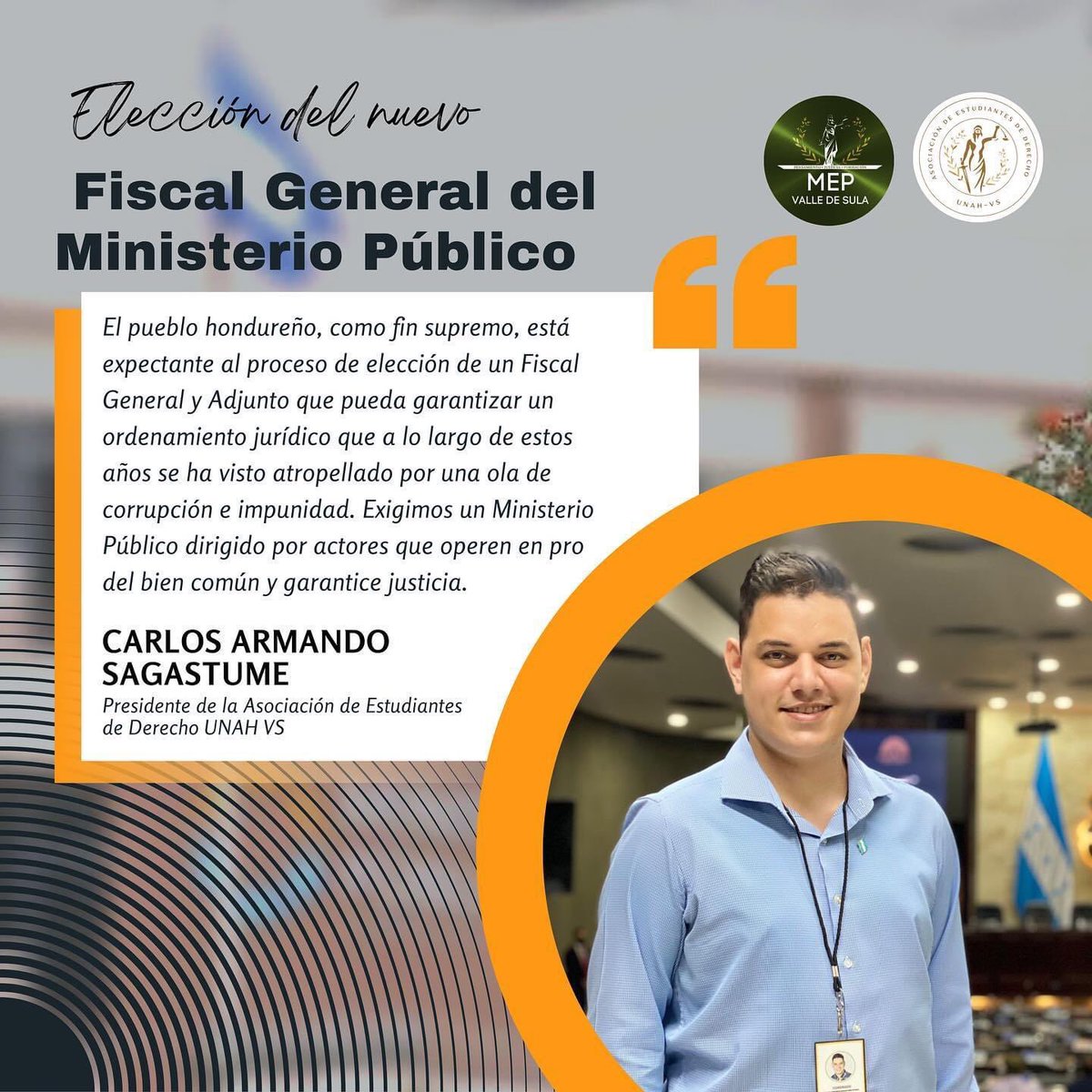 mep_vs's tweet photo. en función del buen desempeño del Ministerio Público por medio de las funciones atribuidas al Fiscal General y Adjunto.

Apelando a una elección que esté bajo la claridad de los intereses que resguarden los Derechos inalienables en nuestro país. https://t.co/I6s2txEQoE