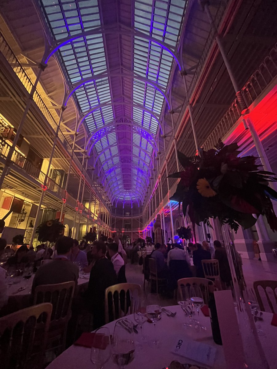 Perks of the job = dinner in the National Museum of Scotland 🤩