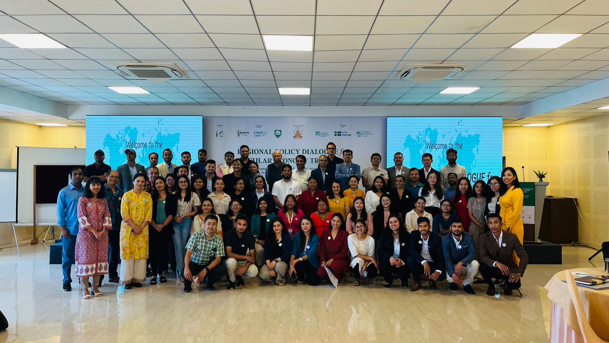 CEPT_CWAS's tweet photo. CWAS as one of the consortium partners with Intellectuals Center (Nepal) at "Regional Policy Dialogue" for bringing people &amp; policy together for coherent actions towards inclusive circular economy transition in South Asia. The event was organized in partnership with @SEIresearch https://t.co/HjGdUfaPdJ