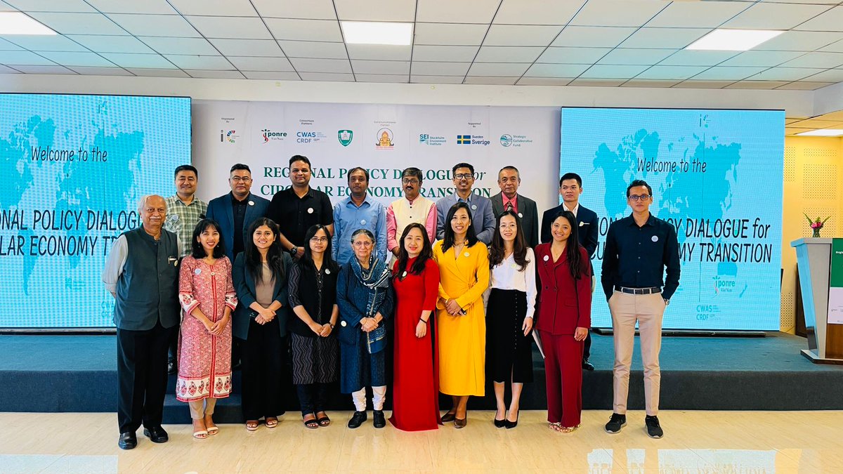 Center for Water and Sanitation (@cept_cwas) on Twitter photo CWAS as one of the consortium partners with Intellectuals Center (Nepal) at "Regional Policy Dialogue" for bringing people & policy together for coherent actions towards inclusive circular economy transition in South Asia. The event was organized in partnership with <a href="/SEIresearch/">SEI Research</a> CWAS as one of the consortium partners with Intellectuals Center (Nepal) at "Regional Policy Dialogue" for bringing people & policy together for coherent actions towards inclusive circular economy transition in South Asia. The event was organized in partnership with <a href="/SEIresearch/">SEI Research</a>
