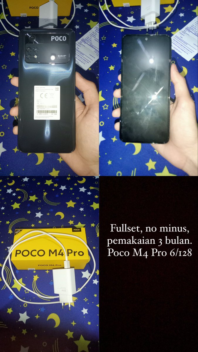 skptril's tweet photo. WTS POCO M4 6/128gb
Pemakaian 3 bulan

Buka harga 2,5jt gas dm aja https://t.co/GvX0eWJUbd