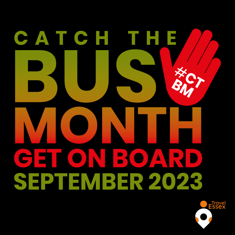 TravelEssex will be taking part in Catch The Bus Month, make sure to check out our socials for daily updates on bus safety, places to visit, getting to know the bus drivers of Essex and find out about some of the key bus routes that are keeping Essex connected. #CTBM