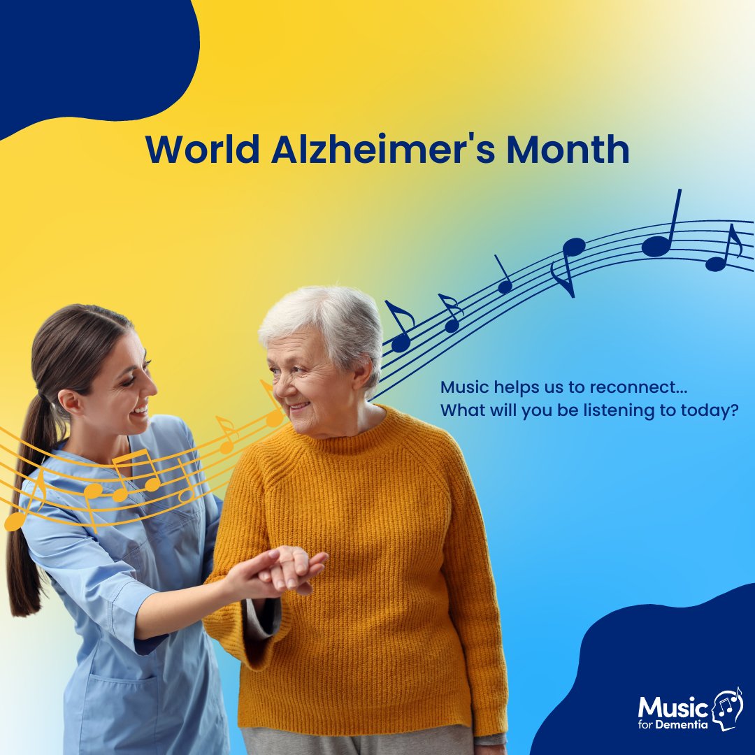 MusicforDemUK's tweet image. 🌍🧠 It's World Alzheimer's Month! 🎉 Music has this magical ability to evoke emotions, trigger memories, and bring joy and comfort. So, tell us, what will you be listening to today? 🎧💖 #WorldAlzheimersMonth #MusicAndMemory #DementiaCare #FavoriteTrack