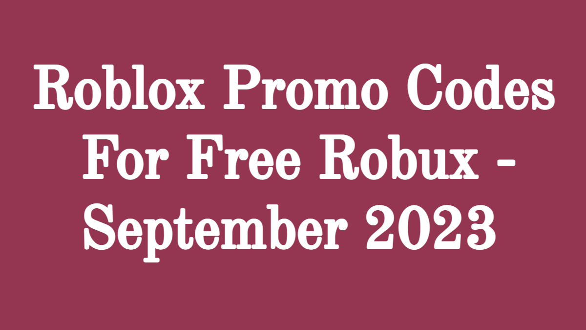 Roblox Promo Codes For Free Robux - September 2023 50offpromocode.com/roblox-promo-c…👈✌️ Roblox is the ultimate virtual universe that lets you create, share experiences with friends, and be anything you can imagine. #Roblox #RobloxDev $RBLX #RobloxUGC #RobloxFreeUGC #RobloxUGCFree😉🥳