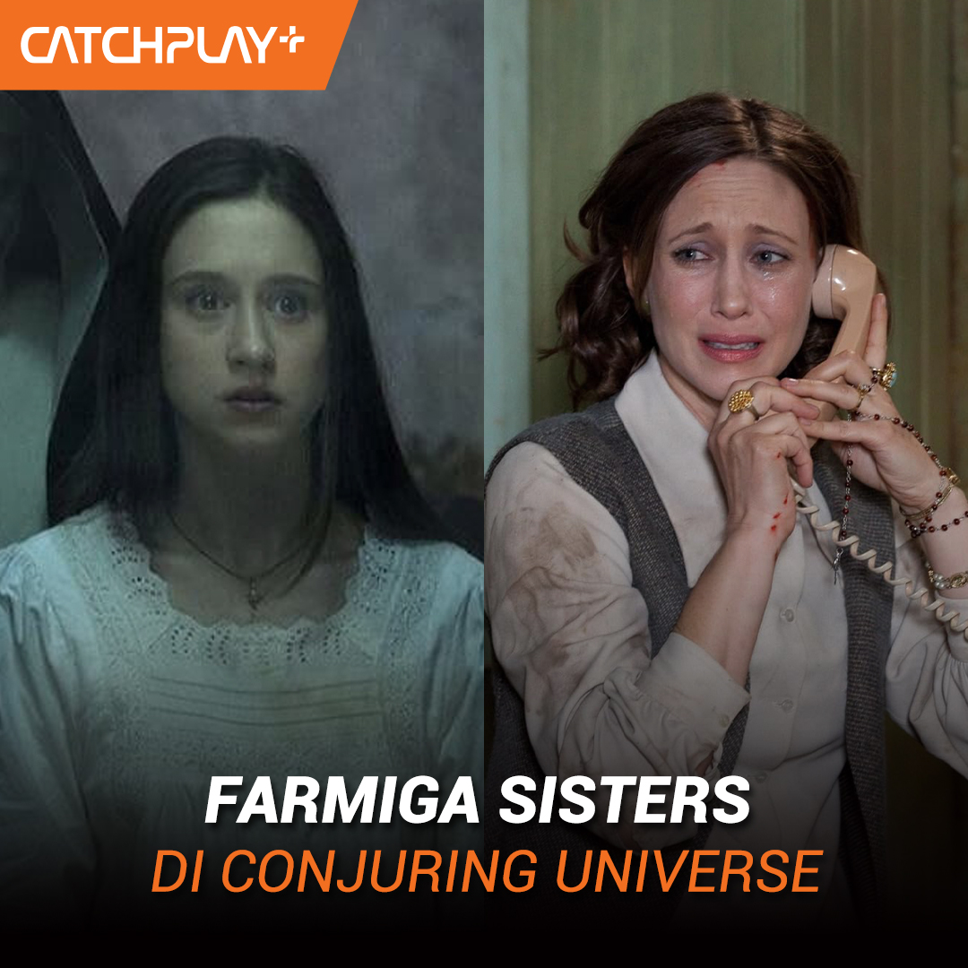 catchplayplusID's tweet photo. Mungkin kebetulan, atau karena faktor orang dalam. Ada kakak adik ikutan main di semesta #Conjuring. Kok bisa ya macam #Farmiga bersaudara ini, #VeraFarmiga &amp; #TaissaFarmiga .

#CATCHPLAYPLUS #Hollywood #Horror #Movie #Thriller #TheNun #SisterIrene #TheConjuring #SourceCode https://t.co/aFqf09eZFa