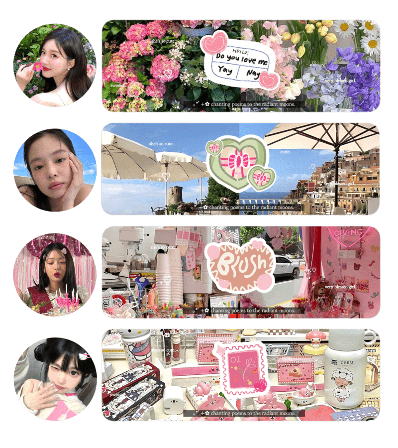 Iovercard's tweet photo. 🥗💬: ANNOUNCE! {any interaction would be appreciated}

halo halo, kaney open titipan untuk layout demdud &amp; pintint! masing masing aku ambil 5 slot/katalog yaa.

https://t.co/J3H0h9Nzww https://t.co/NVQ4ymgGfy