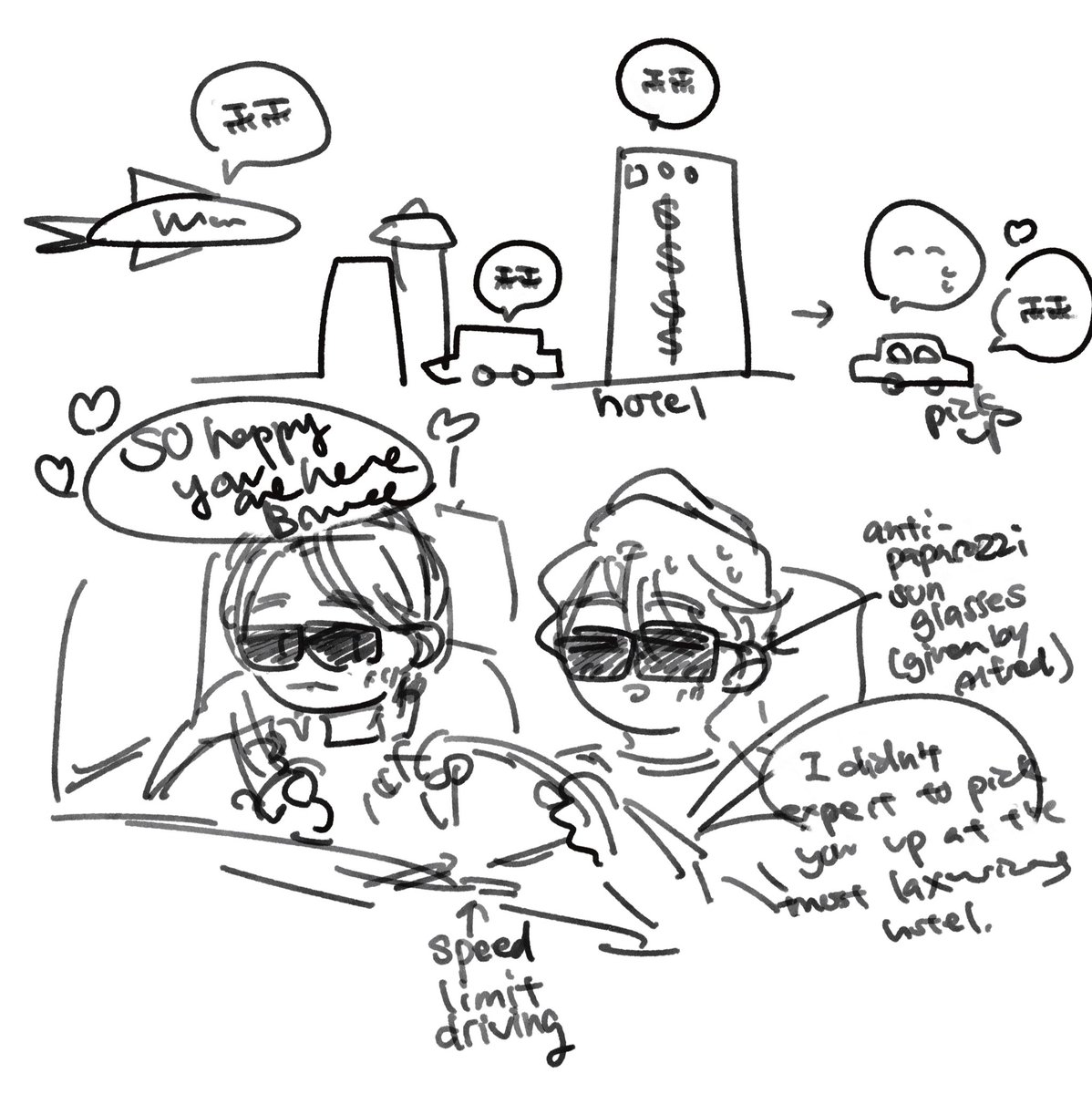A Cut part of 🌽 . Basically Bruce meets up with Clark at the hotel he took a room but won't stay. On the way home, Bruce become more quiet than usual:
C "Are you nervous?"
B "I am…keep thinking what to say to your parents. "
