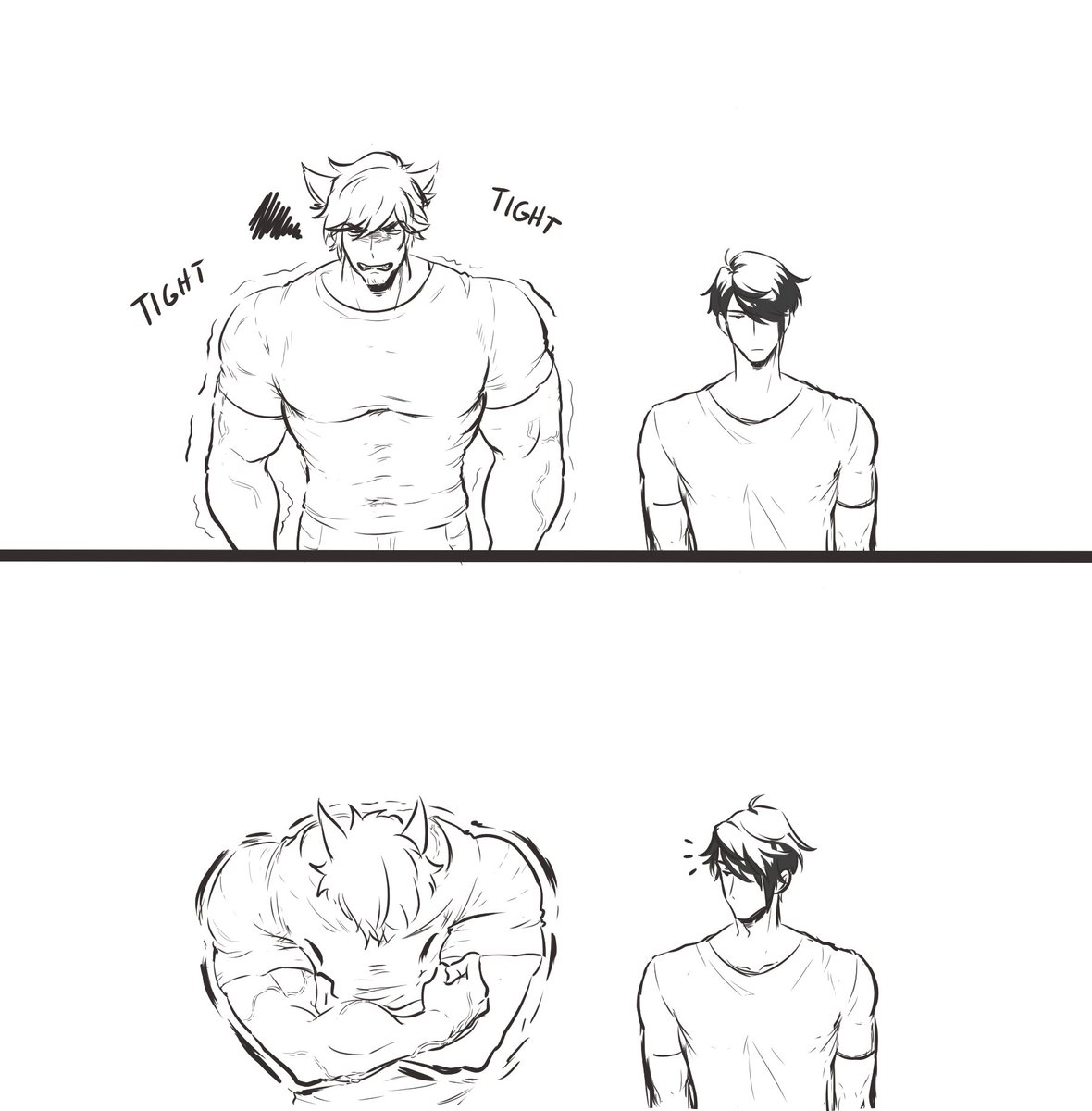 He did say he hated sleeves.
I wanted to study more on muscles and the #Settphel body difference
#Sett #Aphelios