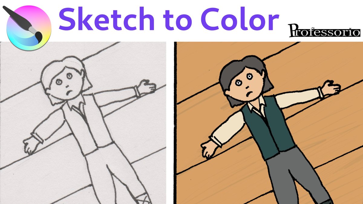 professoriolab's tweet photo. the #continuation of the previous #illustration the boy that fell

watch the creation process from sketch to color
https://t.co/FekuGKI5tU

coloured using @Krita_Painting 

#cartoon #digitalcolor #digitalart #sketch #art #artist #professorio #krita https://t.co/cgGvVBHyTp