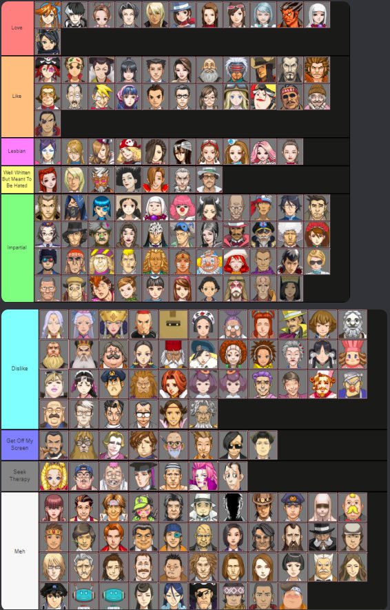 Deltarak_'s tweet photo. roast my bad ace attorney opinions https://t.co/ETUaoFL5cP