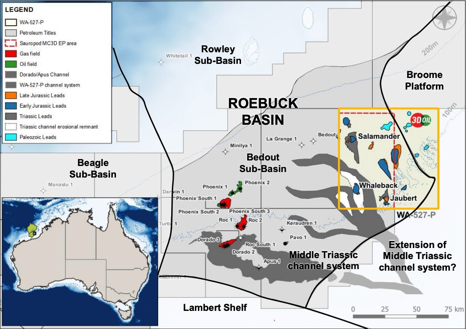 3d_oil's tweet photo. $CVN announced that they will start exploration drilling in Bedout sub-basin exploration permits offshore WA based on the interpretation of their recent 3D seismic data: https://t.co/Z5D5DwHCp6

One of their preferred prospects (Starbuck) borders our WA-527-P permit. 

$TDO https://t.co/Wxo9sVFJ8v