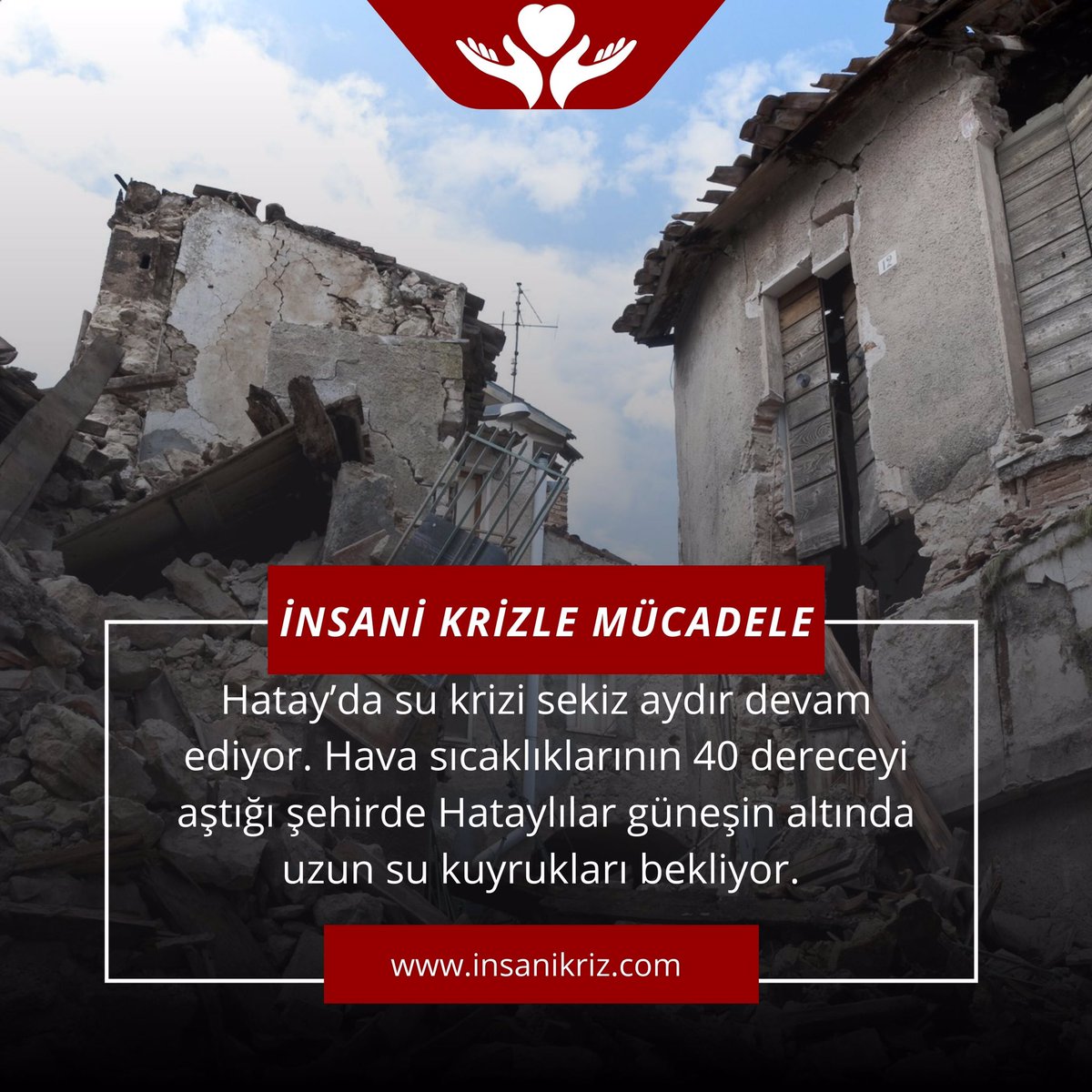 Hatay’da su krizi sekiz aydır devam ediyor.