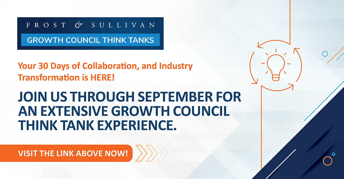 Engage in dynamic dialogues at this month's #GrowthCouncil Think Tanks featuring seasoned #IndustryExperts.

Explore riveting #ThinkTanks & collaborate with our #GrowthExperts across multiple industries on frost.ly/94n.

Save the dates, & see you at the Think Tanks!
