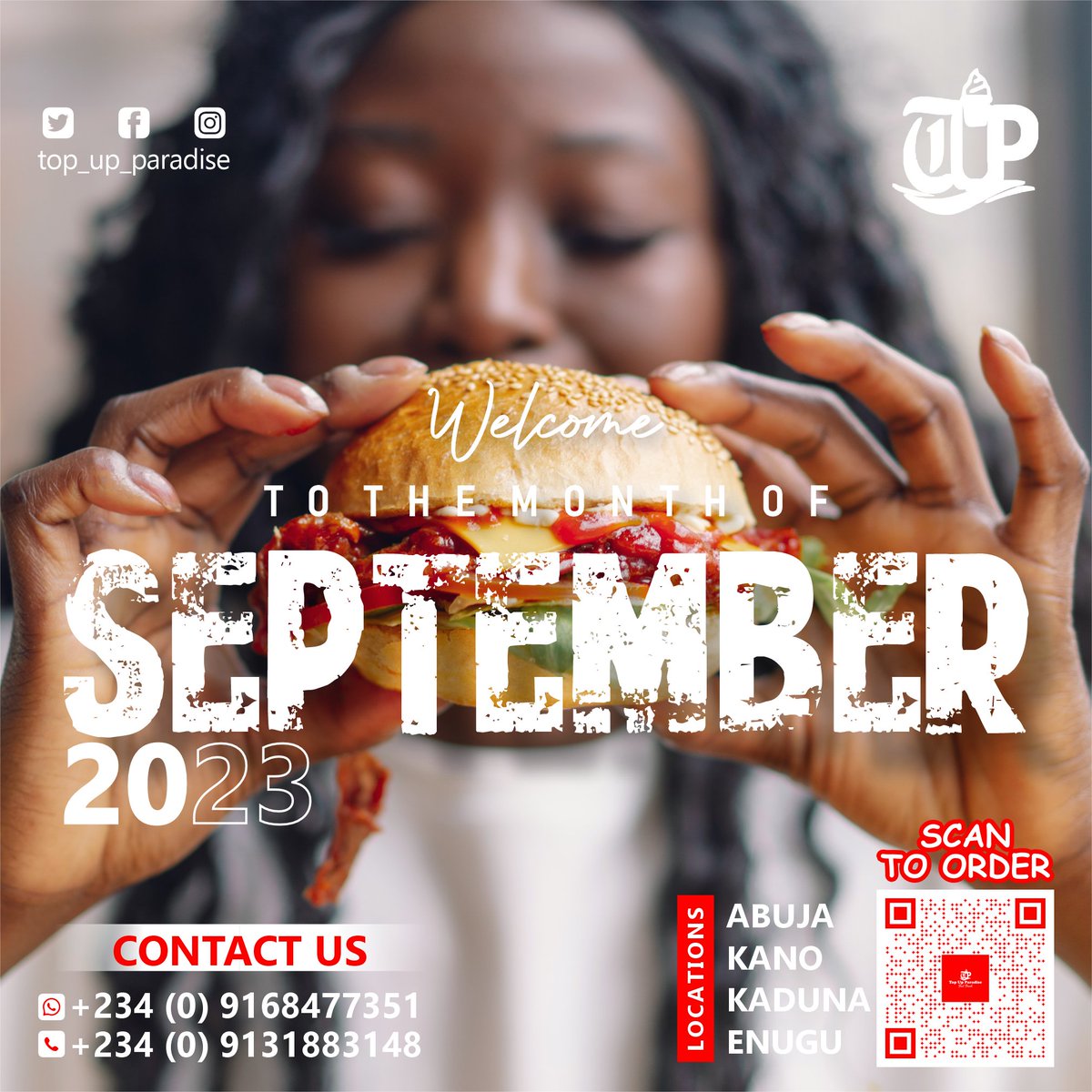 TOPUPPARADISE1's tweet photo. 🎉 Happy New Month of September @ Top Up Paradise! 🌟 May this month be your gateway to new opportunities, fresh beginnings, and boundless success. We're here to make sure your journey is filled with convenience and top-notch services.  #TopUpParadise #NewMonth #SeptemberVibes https://t.co/Cq5uvMZdCk