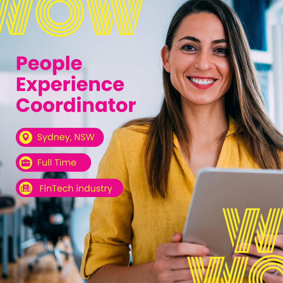 Are you experienced in a people function, coupled with a background in employee experience and onboarding? If so, this role within a growing FinTech company is for you. 

Click below to learn more about the role. 👇
wowrecruitment.com.au/job-details/pe…

#SydneyJobs #FinTechJobs #NowHiring