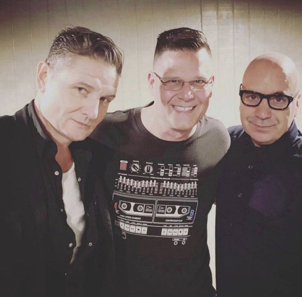 jeffknet's tweet image. WHERE IS THE YOUTH! Happy 57th birthday! Douglas McCarthy (left) of @NitzerEbb. Here we are in May 2019 when the band played @treesdallas. #JoinInTheChant #FunToBeHad #LightningMan #LetYourBodyLearn #Murderous