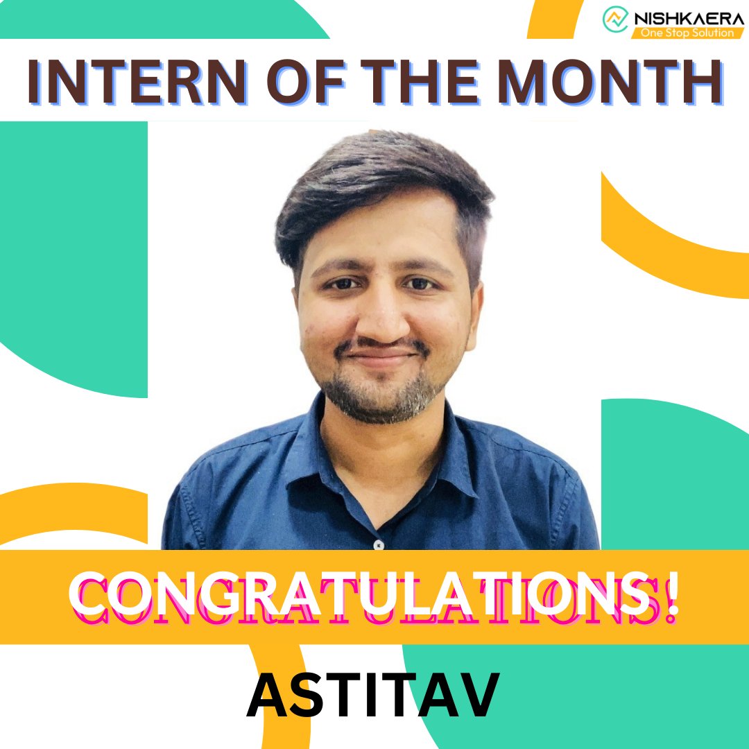 nishkaera's tweet photo. Team Nishkaera takes pride in praising those who go for an extra mile !
We are thrilled to announce &amp; recognise Astitav as our Intern of the Month for August 2023. 
#InternsoftheMonth
#Dedication
#Excellence
#TeamNishkaera
#HungerForKnowledge
#ExceptionalInterns
#HRIntern https://t.co/9vPUdS6cFJ