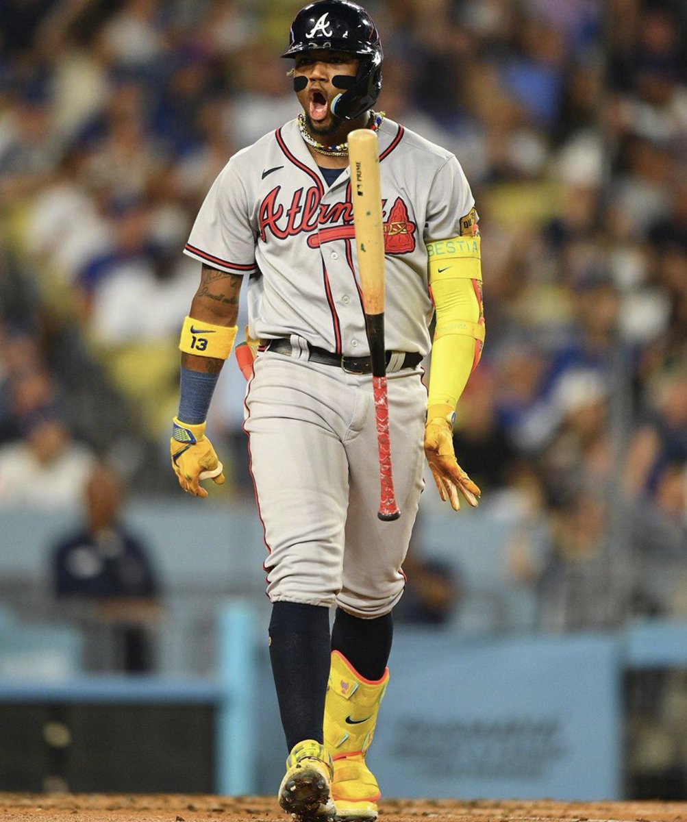 Ronald Acuña Jr. got married today then pulled up to the ballpark hit a history-making grand slam.

Absolute legend.