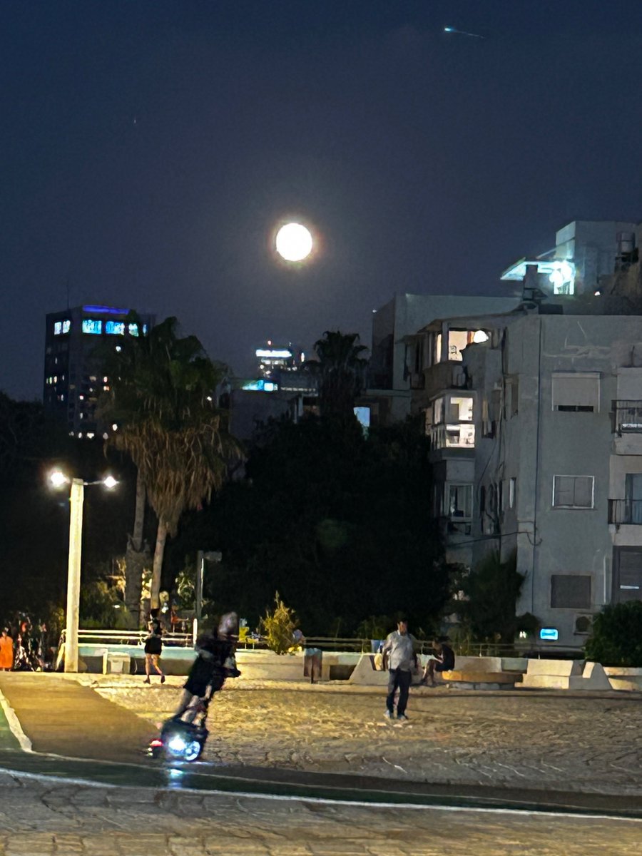 Took a pic of a beautiful moon but caught a bonus - anyone spot it?