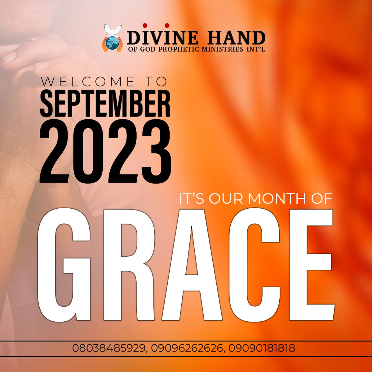prophetdromale's tweet photo. I, and the host of Angels, Welcome you to your Month of Grace.

#prophetemmanuelomale #deborahemmanuelomale #newmonth #grace #september https://t.co/zJzSmOVfui