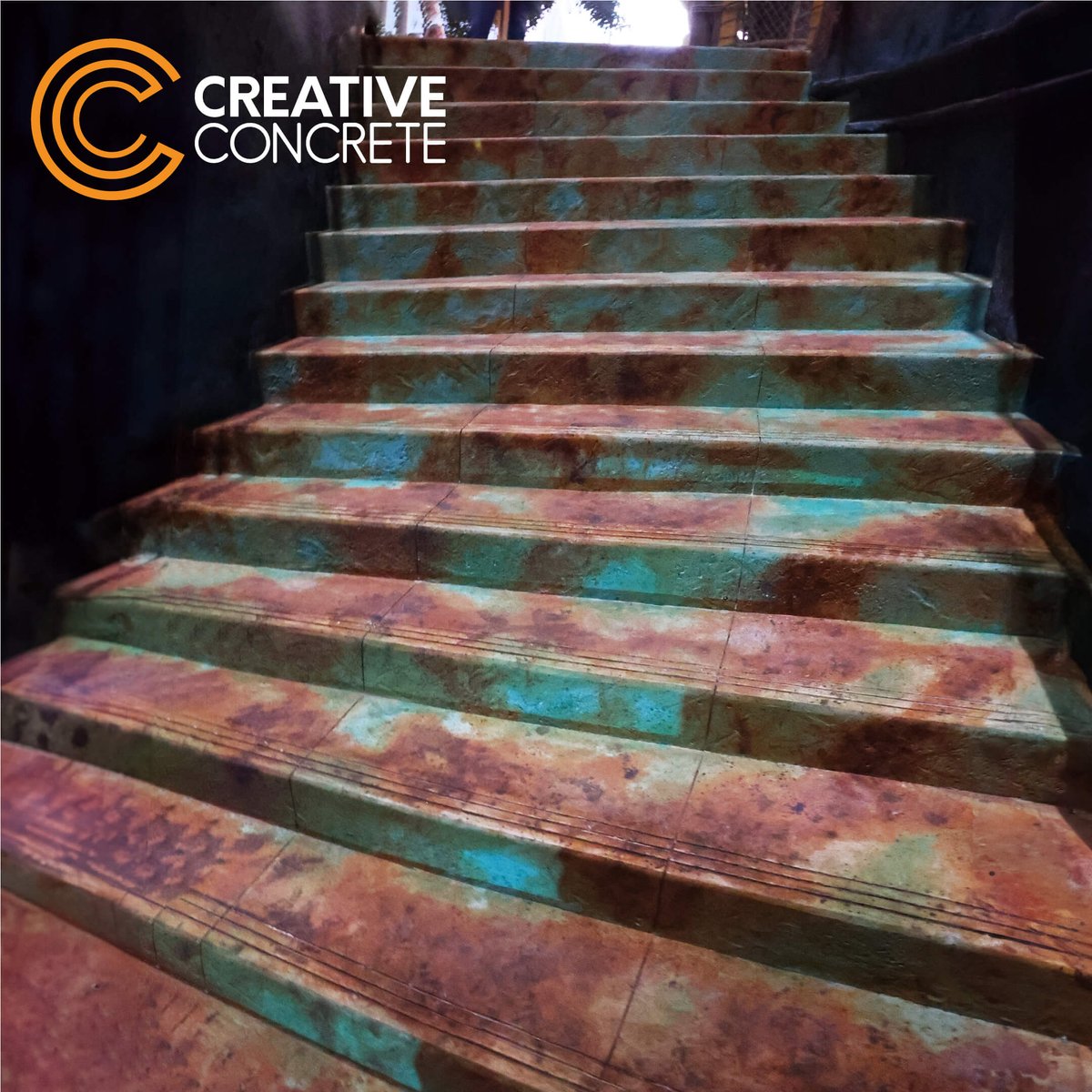 creativecreteme's tweet photo. The Magic of ChemStain: Unleash your creative power with the powerful effects of ChemStain, an acid-based reactive stain that reacts with cement-based materials to produce antiqued and variegated permanent coloring. 
#chemstain #concretestain #stainedconcrete #coloredconcrete https://t.co/b9pQWAY3yy