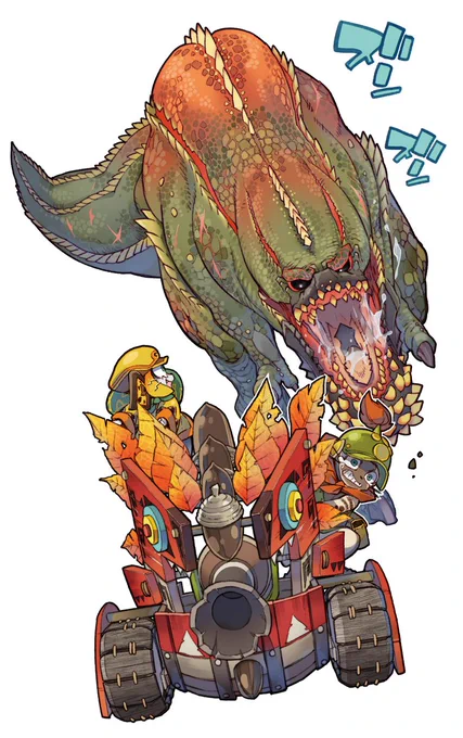 NO!あおり運転!#モンハン #MonsterHunter #モンスターハンター #イビルジョー #アイルー 