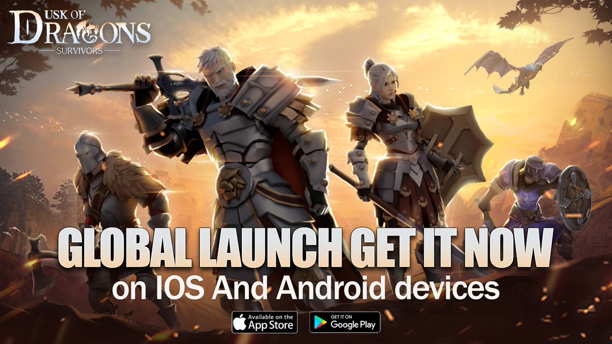 DuskofDragons's tweet photo. The Full Release of Dusk of Dragons Survivors is LIVE Now! Download the game and ride this magical kingdom with us! 

Android👉 https://t.co/QQTTkRXfx8

IOS👉 https://t.co/676zfhD2Db

Join our discord to get more rewards: https://t.co/wFatqAvBMV

#MobileGaming #survival #sandbox https://t.co/R707KgNmtx