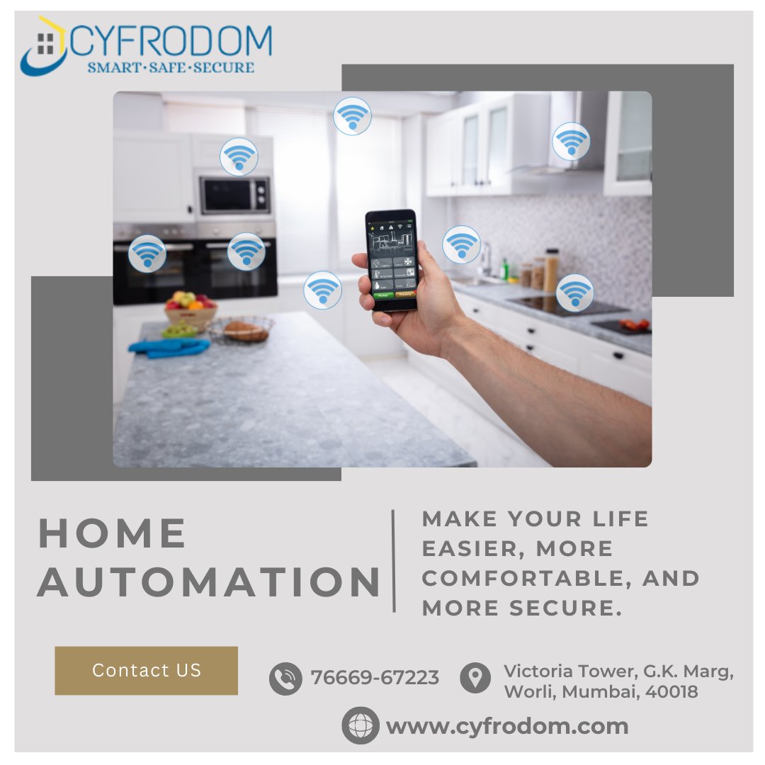cyfrodom's tweet photo. Home Automation - Make your life easier, more comfortable, and more secure.

Call us at 76669-67223 or visit https://t.co/N6kXM5rgNm for more details.

#homeautomation #hometheater #hometheaters #homesecurity #cyfrodom #mumbai #india #homesecure #automation #homeupgrade https://t.co/HPhFYEEpQS