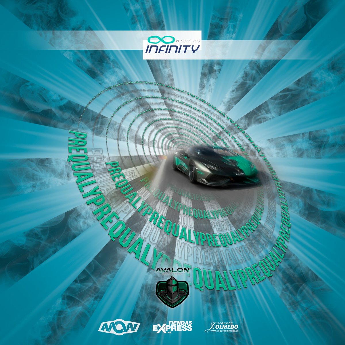 💚Prequaly de las #infinitygseries para el Ranking de <a href="/Mach25Gaming/">Mach25 Gaming</a>💚
🕙22:00 en el trazado Neoyorquino de Watkins Glen.
Dos de nuestros mejores caballeros se  montarán en su armadura para intentar sacar el máximo rendimiento a su #Lamborghini huracán del grupo 4.
🎯Objetivo : 🚀