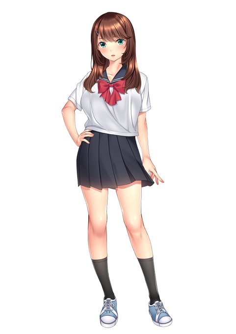 次回作のヒロイン朝陽ちゃんです。明るくて文武両道、でもちょっと抜けたところもあって学園で人気者の朝陽。日々勉強と部活動に頑張っている朝陽に、思わぬ魔の手が…。
原画:雛咲葉様 シナリオ:坂元星日様
CV:桃世ゆず姫様 