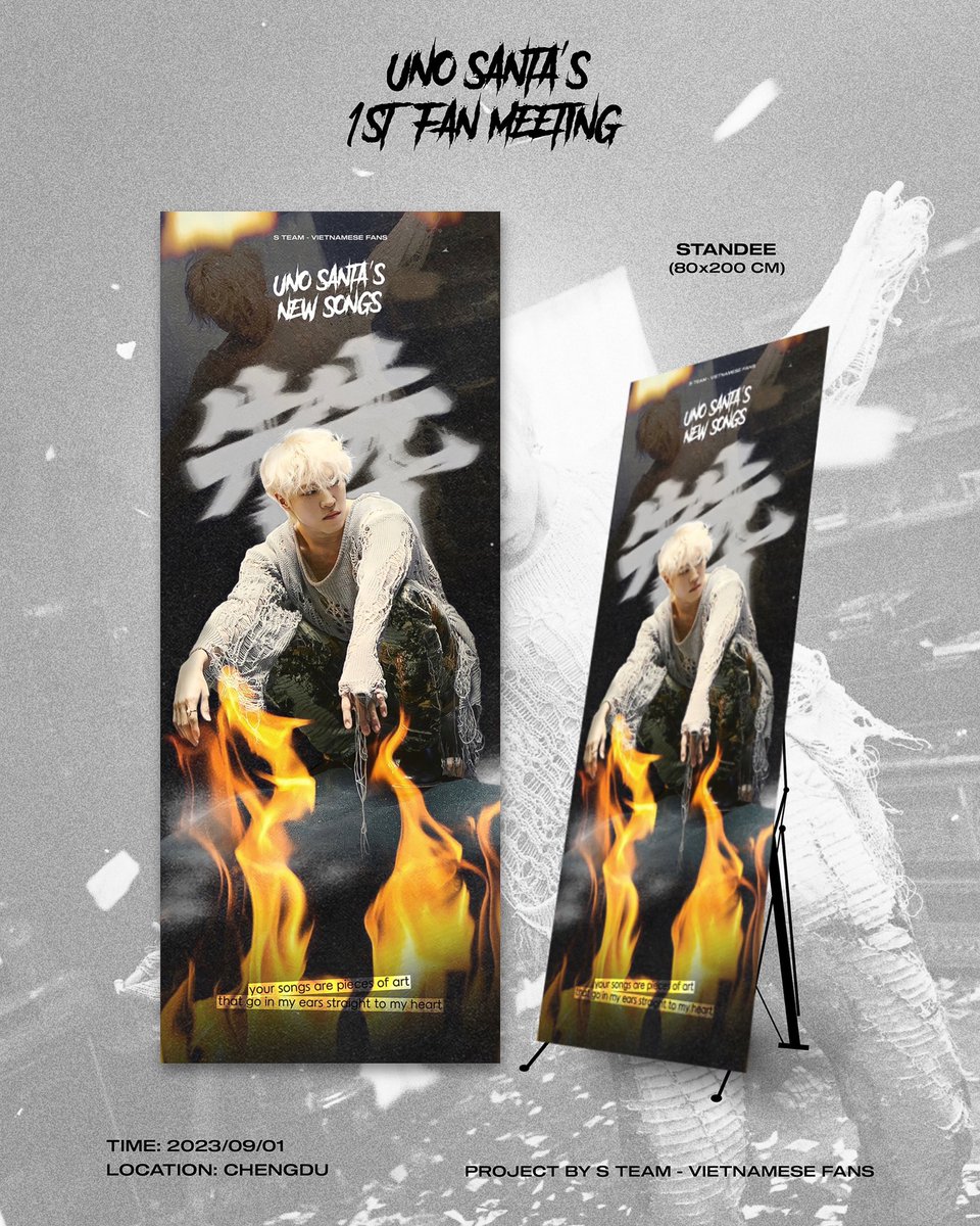 aforsanta's tweet photo. 💥 UNO SANTA'S SHOWCASE 💥

PART 2 ✨

/Preview Standee + Flowers/
🌸🎤🌸
🗓01/09/2023
📍Chengdu

Người tôi yêu ở đây, nên tôi ở đây.
Người tôi yêu bước từng bước trưởng thành, vậy nên tôi nguyện ý ở phía trước rải hoa cho cậu ấy cả đời.🧡

 @santa_zanduo https://t.co/83dXJH2kGO