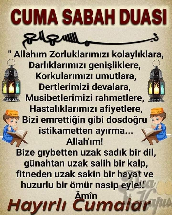 Hayli bereketli cumalar.cumaniz mübarek olsun