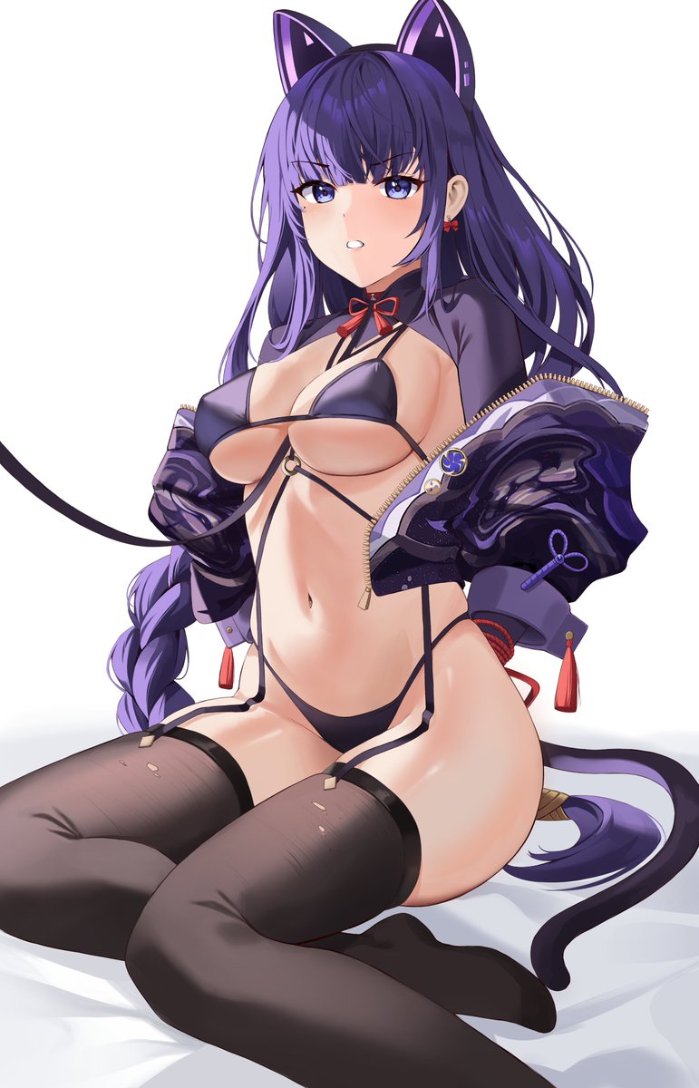 Re: [原神] 穿泳裝的貓雷電將軍被綑綁還加上牽繩