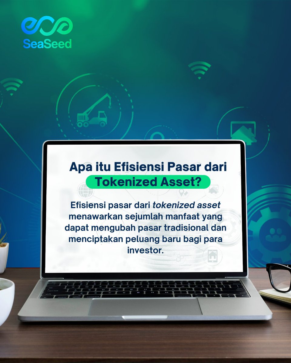 Seaseedio's tweet photo. Efisiensi pasar dari tokenized asset memiliki potensi untuk merevolusi pasar tradisional dengan menawarkan likuiditas, aksesibilitas, transparansi, dan keamanan extra. Manfaat ini menciptakan lanskap keuangan yang lebih inklusif dan inovatif. https://t.co/zp80iWI8uR