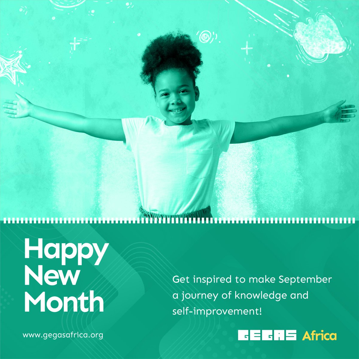 gegasafrica's tweet photo. Whether you're delving into a fresh hobby or mastering a new skill, make this month a canvas for learning and growth. Here's wishing you a happy new month, from all of us at GEGAS Africa!
:
:
:
#getEducatedGetASkill #happynewmonth #september2023 #liveandlearn https://t.co/f30oMMT2eS