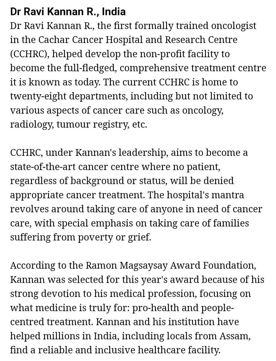 Congratulations, sir 🎉👏🏻 You are truly the hero of holistic healthcare 🙏🏻

#MagsaysayAward 🇮🇳