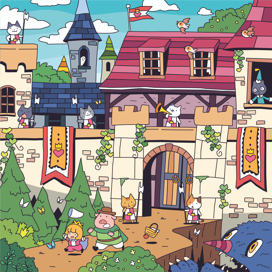 マイナビ出版「まちがいさがしキング」!こんな感じのまちがい探しイラスト、毎号描いてます。(サンプルはバックナンバーです)このまちがいだらけの世の中、本誌で思う存分まちがいを指摘してみるのはいかがでしょうか。よろしくお願いします 