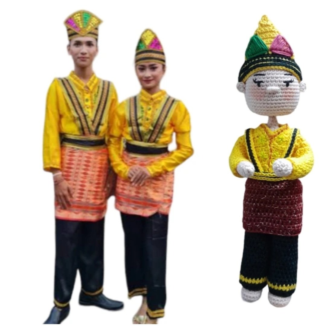 Lanjut melengkapi bikin boneka amigurumi seri penari2 Indonesia. Ini yang ke-7 kalo gak salah. Tari Saman dari Aceh. Scroll TL di profile aku utk lihat tari2 lainnya yuuuk 🥰