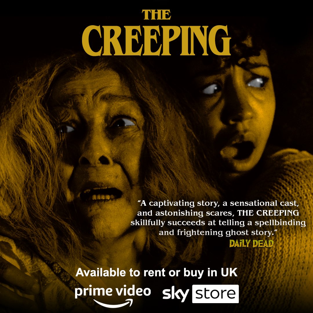 TheCreepingFilm's tweet photo. THE CREEPING is available to rent or buy in UK on Amazon or Sky.
#TheCreeping #TheCreepingFilm
https://t.co/29MmWZlmQj
Amazon Prime Video
https://t.co/DVfgjy4rD5
Sky Store
https://t.co/ZQQcSK4Gol https://t.co/glJ8Fbsig7