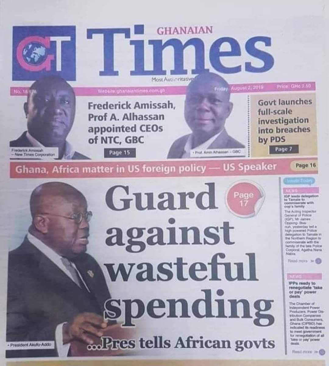 Nana Addo preaches virtues and practices vices. Did he really say this? What happened to the Public purse? Ghanaians have been shortchanged for voting for this man to be Ghana's President. He hoodwinked Ghanaians with sweet promises. The national cathedral would be his legacy.