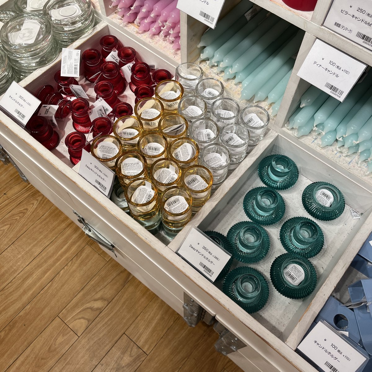 【新品】フライングタイガー　キャンドルホルダー　蝋燭立て　クリスマス　2点セット 新品フライングタイガー キャンドルホルダー 蝋燭立て クリスマス 2