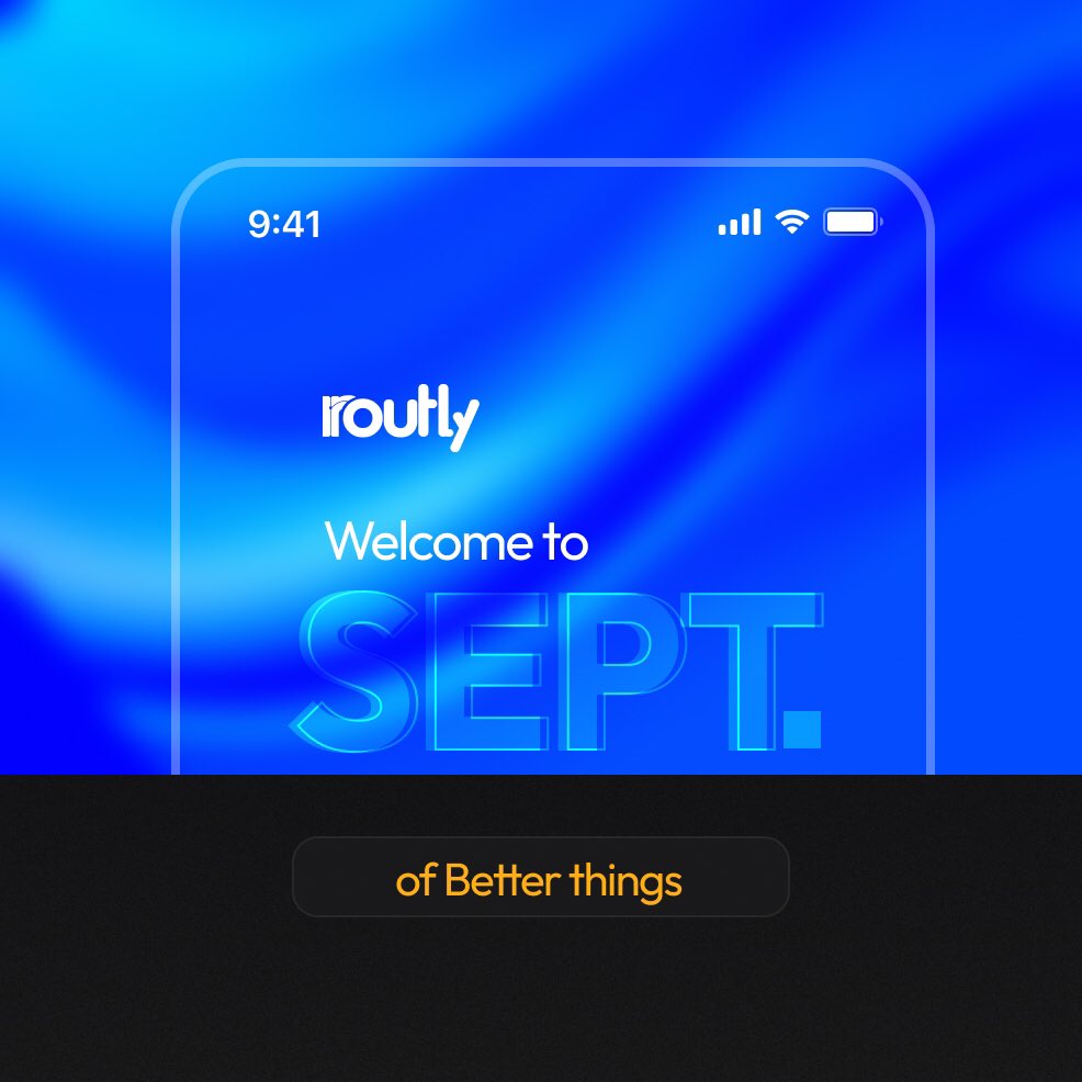 routly_drive's tweet photo. Happy new months 
Welcome to the month of better things https://t.co/5QR0bPvGjq