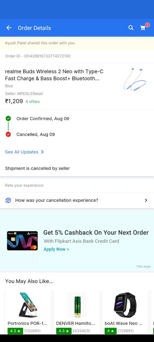Adesh9340's tweet image. Flipkart, I'm disappointed that my complaint from a few weeks ago didn't get resolved. And repeatedly my orders are cancelled. Can you  resolve my issue this time? or i  uninstall flipkart forever #CustomerService #ResolutionNeeded @Flipkart @flipkartsupport