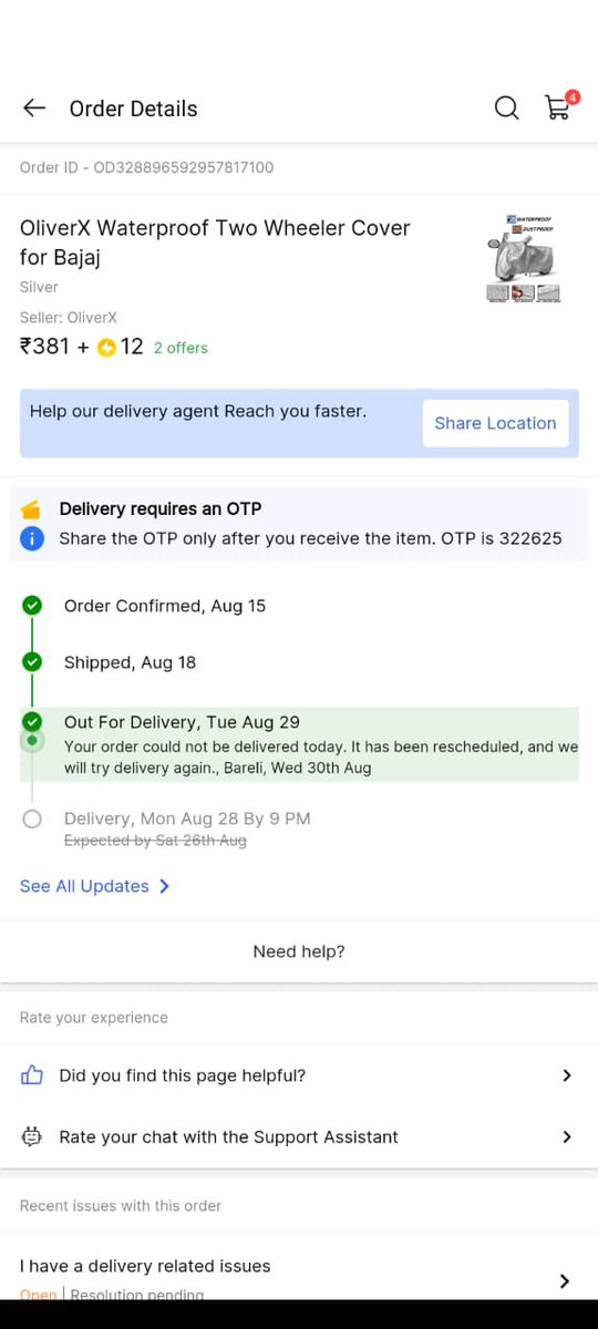 Adesh9340's tweet image. Flipkart, I'm disappointed that my complaint from a few weeks ago didn't get resolved. And repeatedly my orders are cancelled. Can you  resolve my issue this time? or i  uninstall flipkart forever #CustomerService #ResolutionNeeded @Flipkart @flipkartsupport