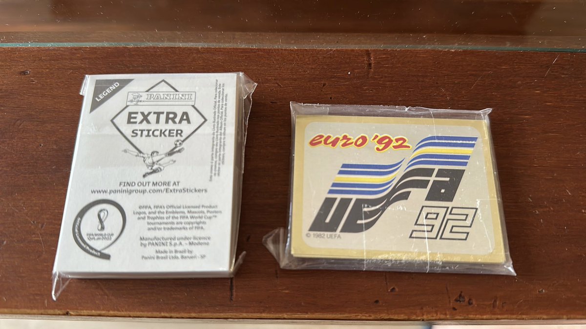 Estos dos sets son simplemente…… <a href="/paninicromos/">Panini Cromos</a> #Qatar2022 #euro92