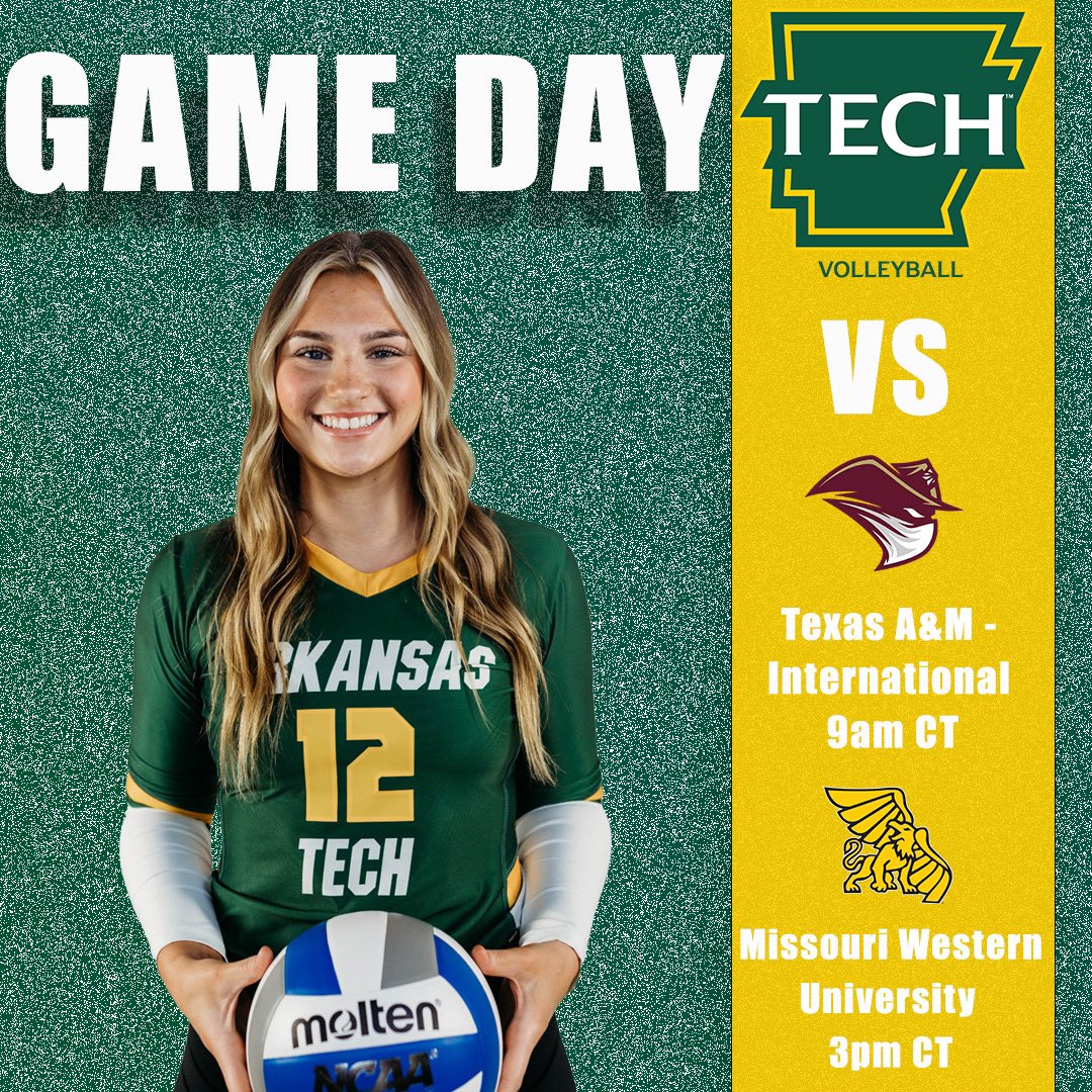 ATUvolleyball's tweet photo. It’s finally here - GAME DAY! https://t.co/AFF9ZMzAJE