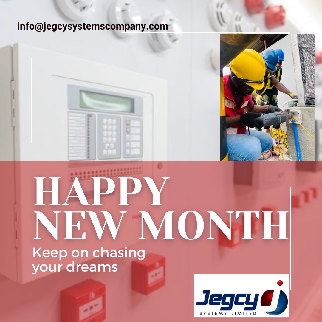 Welcome to the month of September, may this new month bring many opportunities to your way.
#jegcysystemsltd
#firefightingequipments
#safetyfirst
#contactustoday
#info@jegcysystemscompany.com