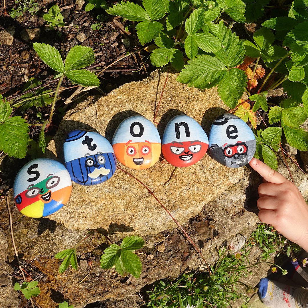 It's Pet Rock Day on Sunday! 🪨🎨 Let's get arty and crafty and make our own Alphablocks inspired pet rocks to spell out some of our favourite words! 🌱 Watch the full how-to video on our YouTube channel. ▶️ bit.ly/3YQvtri